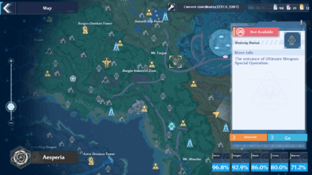 Tower of Fantasy - Training Facility Destroy Device