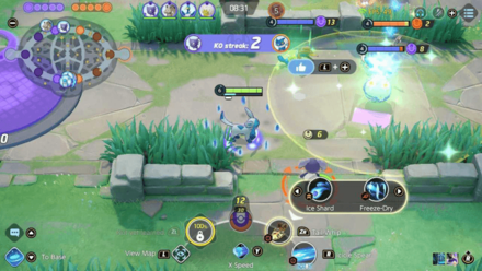 Pokemon UNITE - Glaceon Reaching Level 6