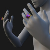 Ring, Purple Sapphire
