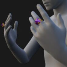 Ring, Purple Sapphire