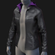 Leather Jacket, Fitted