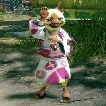 F Floral Yukata Buddy Layered Armor