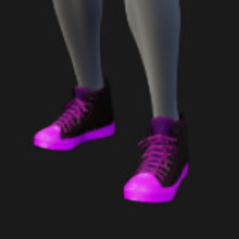 Sneakers, High Top, Glow Soul