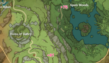 Genshin - Sumeru, Apam Woods Open World Radiant Spincrystal