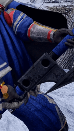 Kamura Cloak Braces Layered Armor F