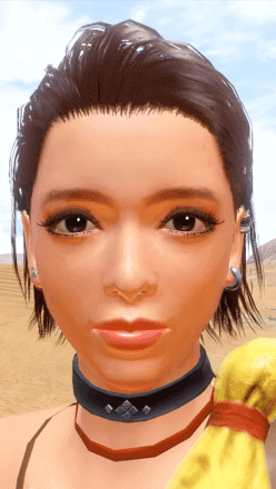 Leather Choker Layered Armor F