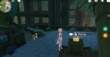 Genshin - Spincrystal 79 Location - behind a house in Port Ormos