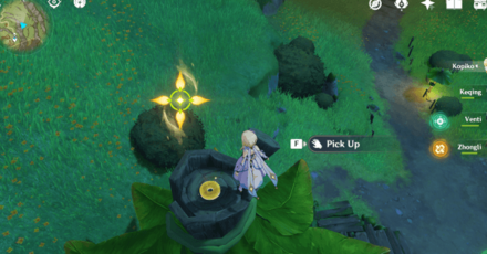 Genshin - Spincrystal 81 Location - on a hut near the Ruins of Dahri