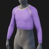 Crop Top, Athletic, Long