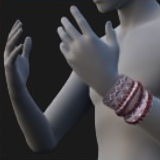 Bracelets, Silicone, Assorted (Left)