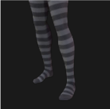 Thigh-High Socks, Stripes