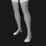 Thigh-High Socks, Loose