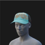 Baseball Cap, Footprints