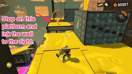 Stop here to go up the final wall