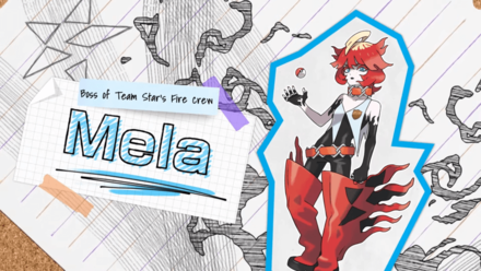 Pokemon Scarlet and Violet SV - Team Star Fire Crew Leader Mela Introduction