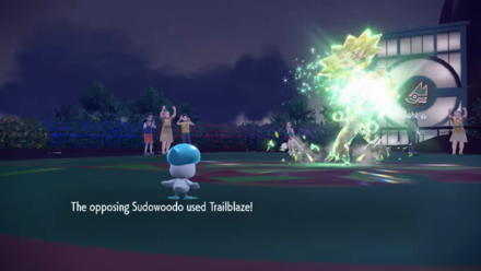 Pokemon Scarlet and Violet SV - Sudowoodo Using Trailblaze