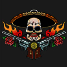 Skull ＆ Flaming Pistols
