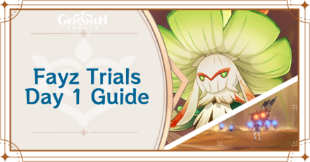 Genshin - Fayz Trials Day 1 Guide for Up to the Gills in Loopholes
