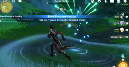 Genshin - Lost Riches 3.0 Day 2 - Energy Particle Collection 1