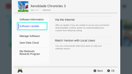Select Software Update