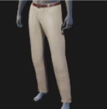 Pants, Pleated, Creased