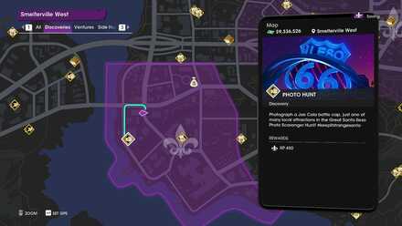 Joe Cola Bottle Cap - Map View