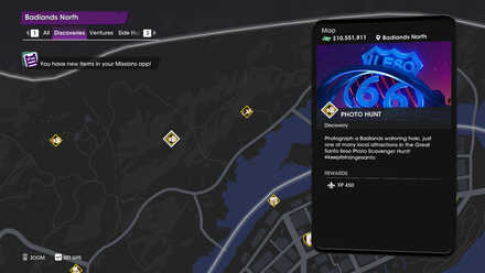 Badlands Watering Hole - Map View