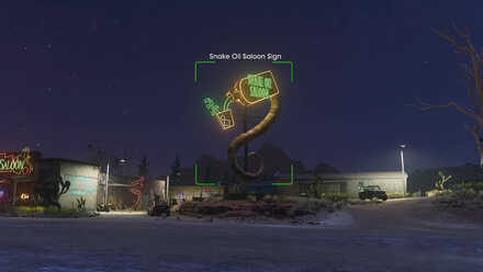 Snake Oil Saloon Sign - In-game View