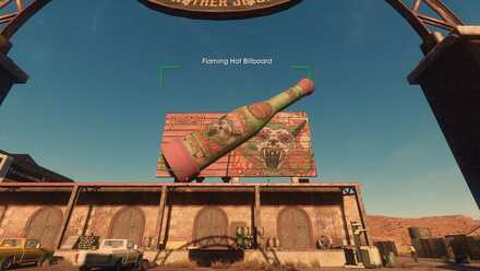 Flaming Hot Billboard - In-game View