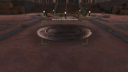 The Seal of Santo Ileso - In-game View