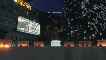 The Coyote Rodeo - In-game View