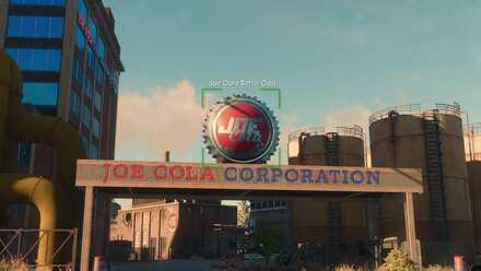 Joe Cola Bottle Cap - In-game View