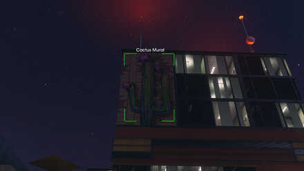 Cactus Mural - In-game View