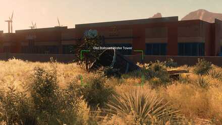 Old Railroad Water Tower - In-game View