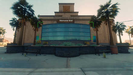 Memorial Wall - In-game View