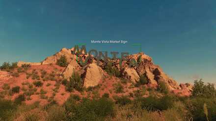 Monte Vista Market Sign - In-game View