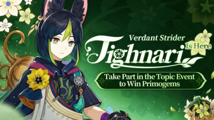 Genshin Impact "Verdant Strider" Tighnari Topic Event