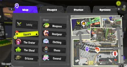 Splatoon 3 - Camp Cuttle Map