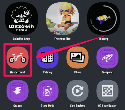 Splatoon 3 SplatNet Wandercrust