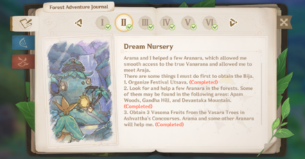 Genshin - Forest Adventure Journal Chapter 2 Dream Nursery
