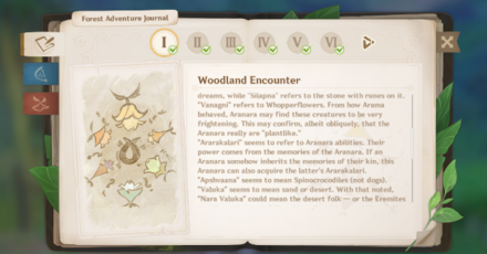 Genshin - Forest Adventure Journal Chapter 1 Woodland Encounter