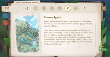 Genshin - Forest Adventure Journal Chapter 5 Vimana Agama