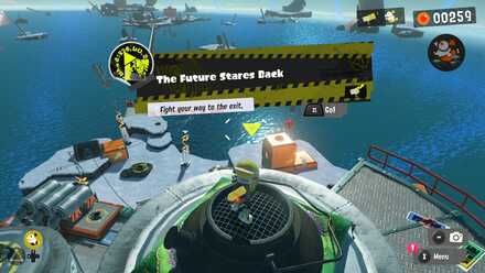 Defeat the site boss, Frye