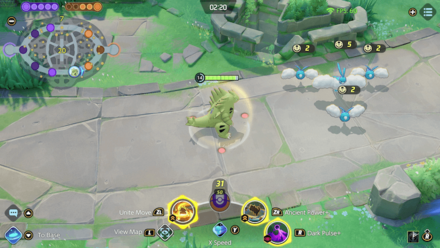 Pokemon UNITE - Swablue and Altaria Behind a Broken Goal Zone.png