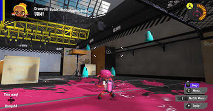 Splatoon 3 - Test Range Screenshot