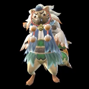 Felyne Bishaten Layered Armor Set (Palico)