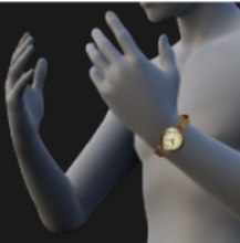 Watch, Leather, Thin (Left)