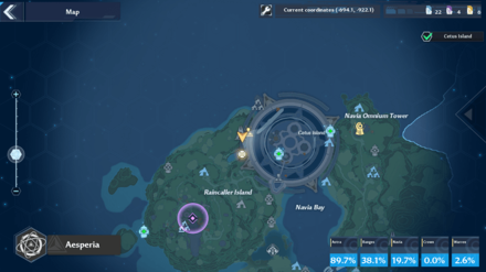 Beside C-03 Coordinates