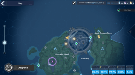 Near Ruins C03 Coordinates