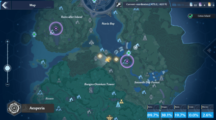 Seventh Day Forest Coordinates